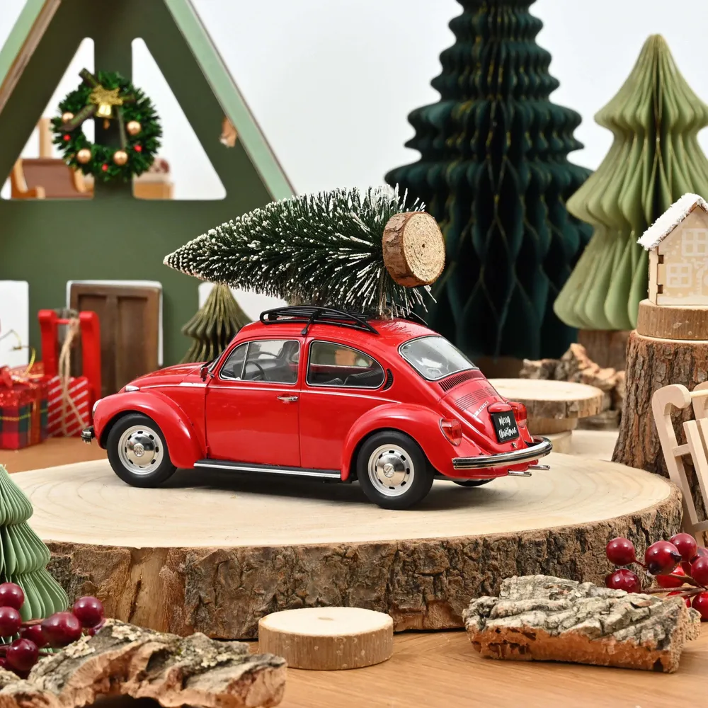 Other Christmas decorations - VW 1303 Beetle 1973 Christmas Red 1:18 - NOREV