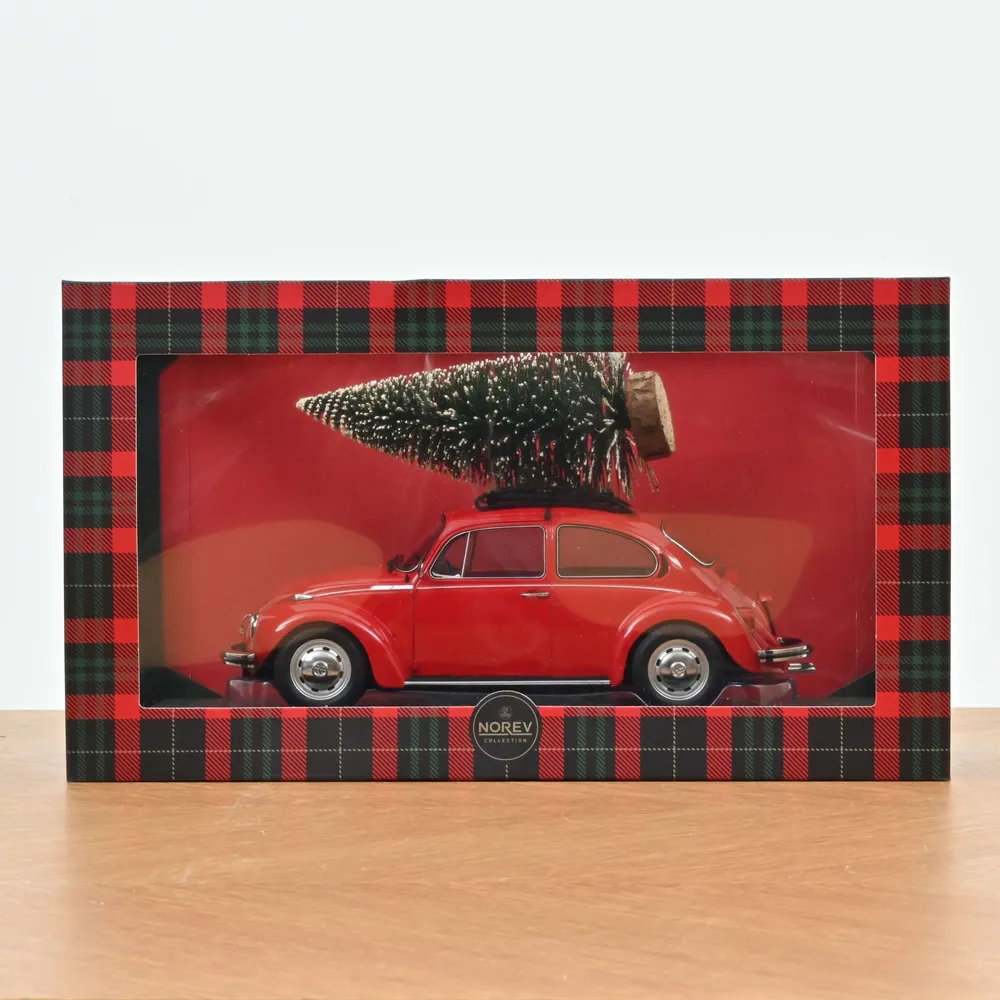 Other Christmas decorations - VW 1303 Beetle 1973 Christmas Red 1:18 - NOREV