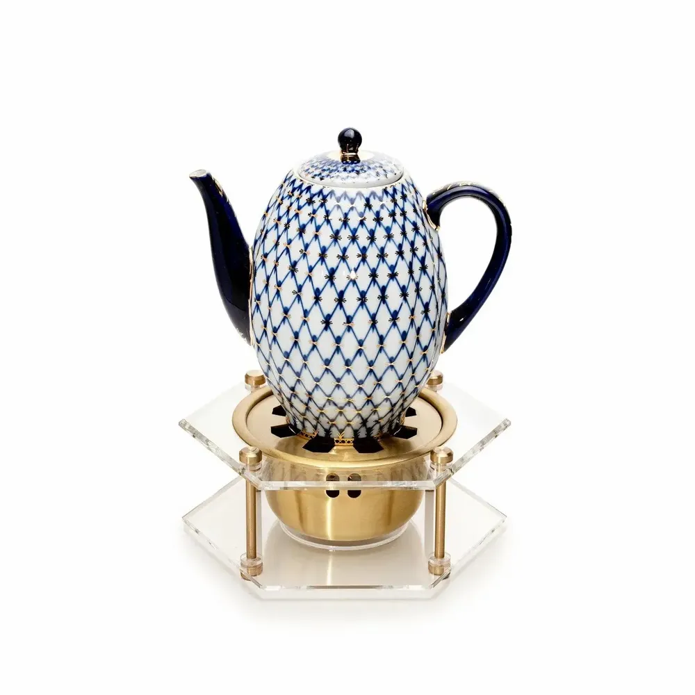 Accessoires thé et café - Chauffe-théière Caldo, laiton - MEMONZA
