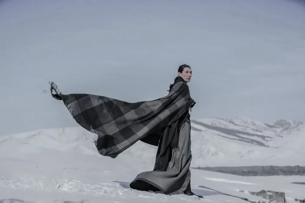 Throw blankets - Blanket\" Earth\”, 100% yak, the new star - TERGEL -YAKSHMERE
