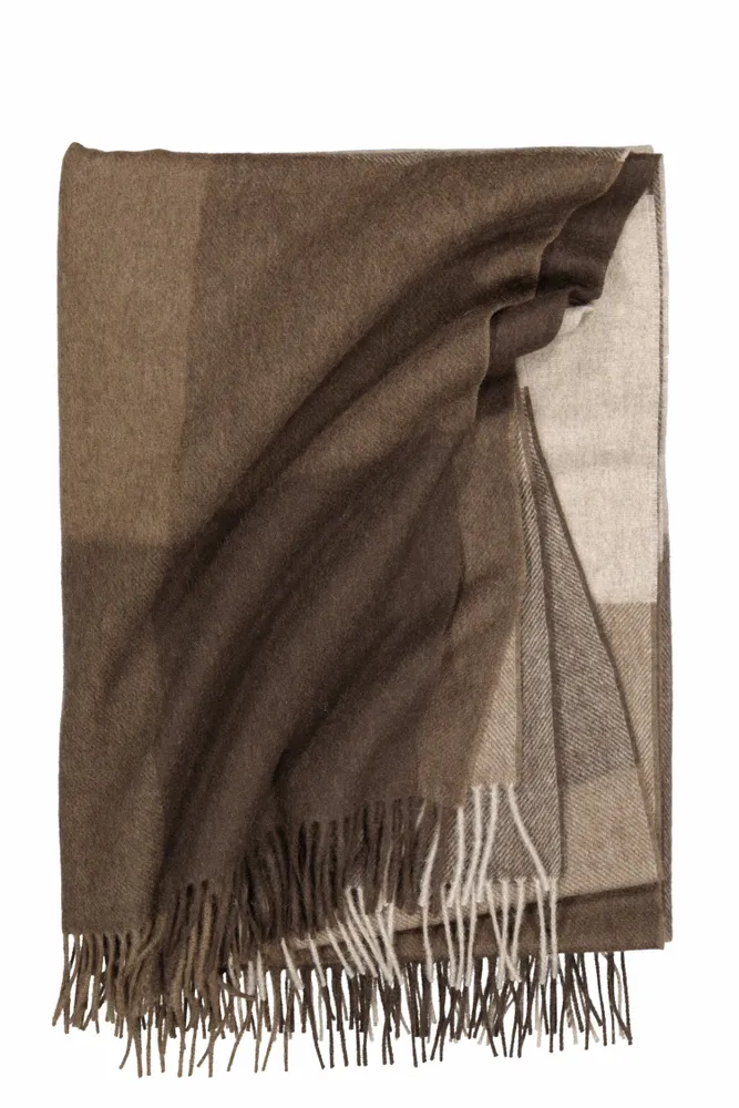 Throw blankets - Blanket\" Earth\”, 100% yak, the new star - TERGEL -YAKSHMERE
