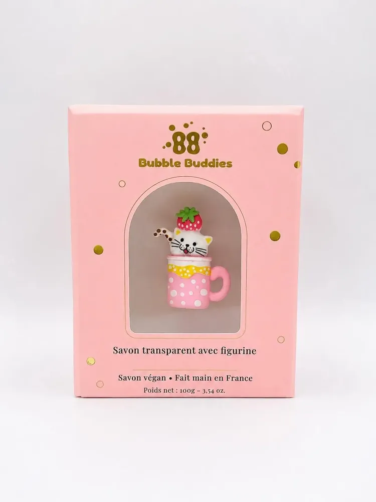 Bain pour enfant - Le Bobba Cat Rose Fraise - BUBBLE BUDDIES