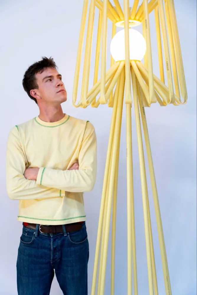 Lampadaires - PVC FLOORLAMP - NICK VAN NECHEL