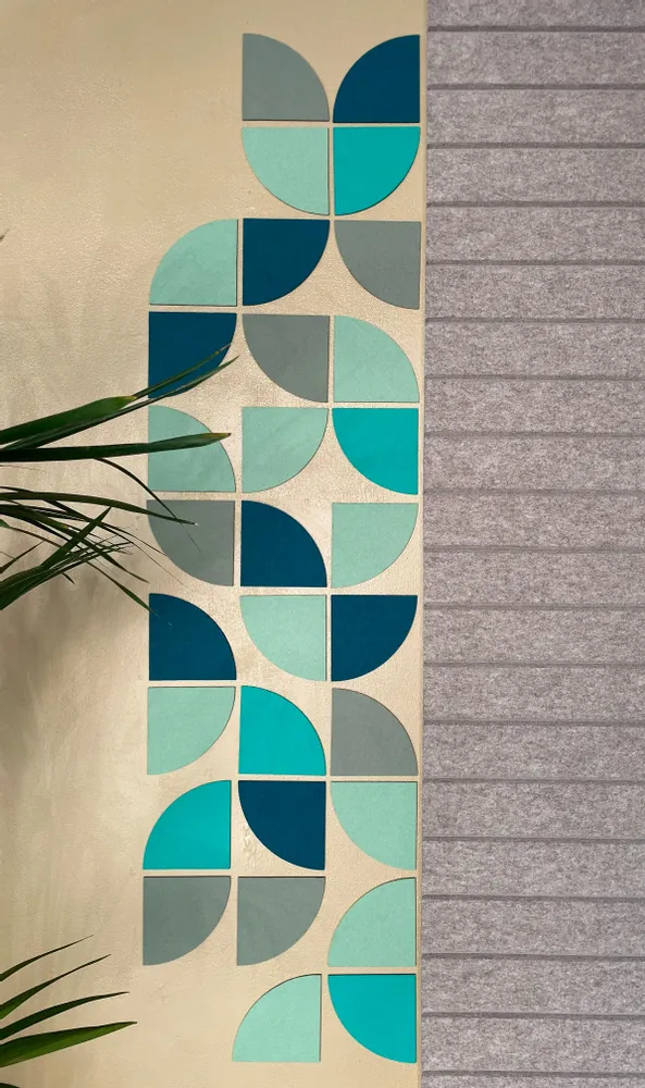 Wall panels - Aurum by Hollandfelt - wool felt wall tiles - HOLLANDFELT
