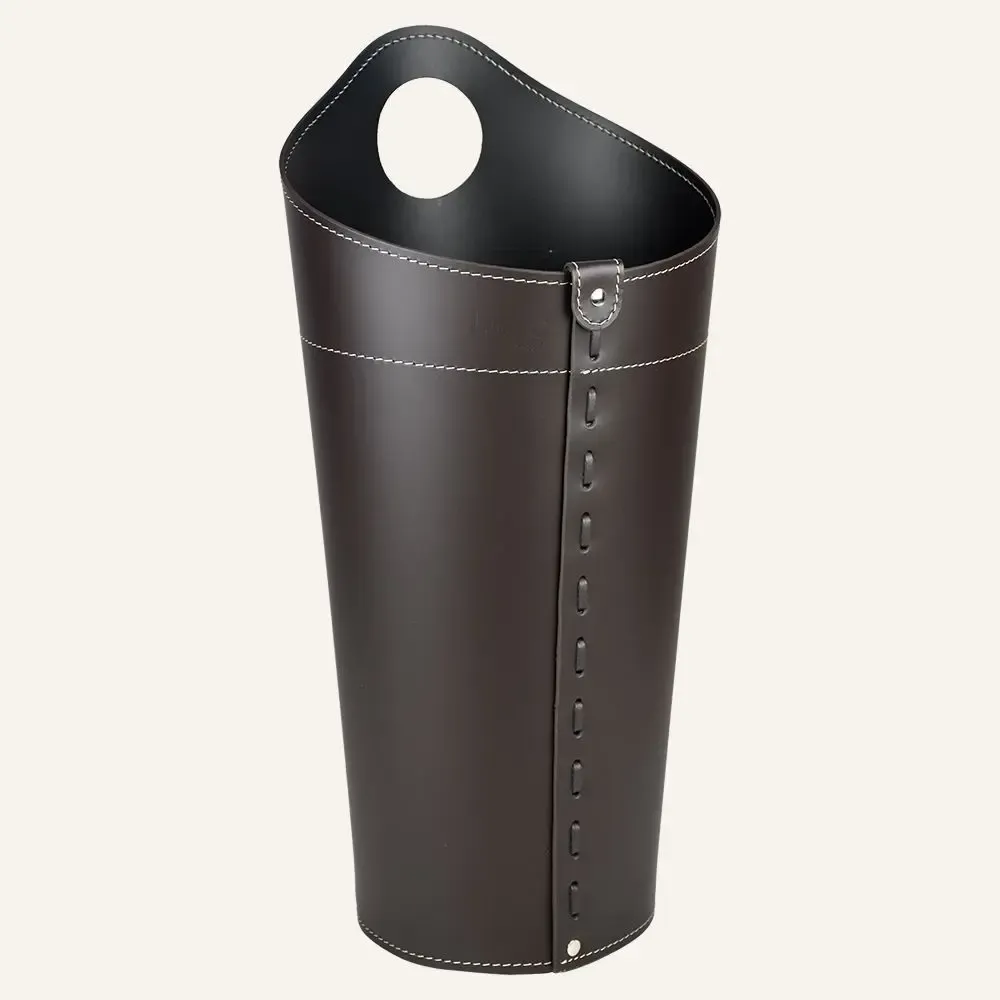 Objets de décoration - Porte parapluies original cuir PLUVIA - LIMAC DESIGN
