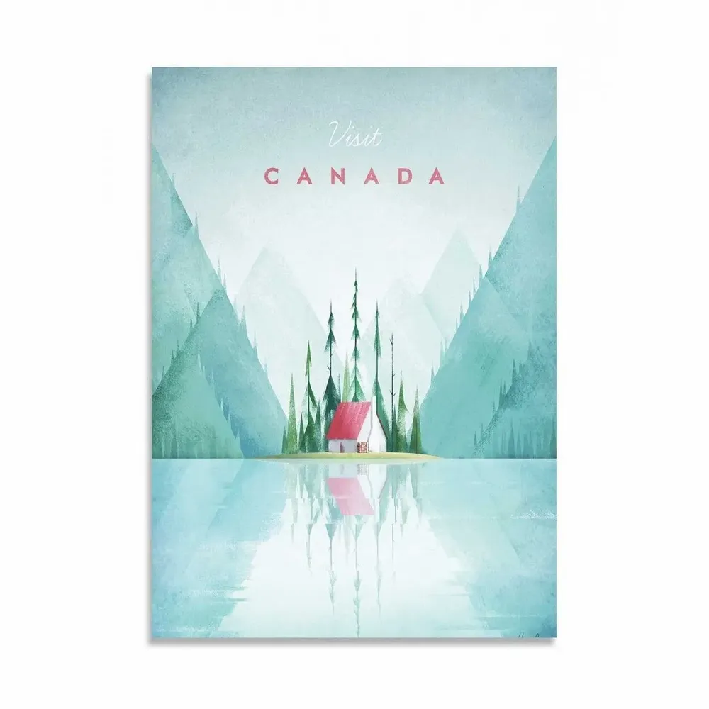 Carterie - Carte 10,5 x 14,8 cm - Visit Canada - Henry Rivers - WALL EDITIONS