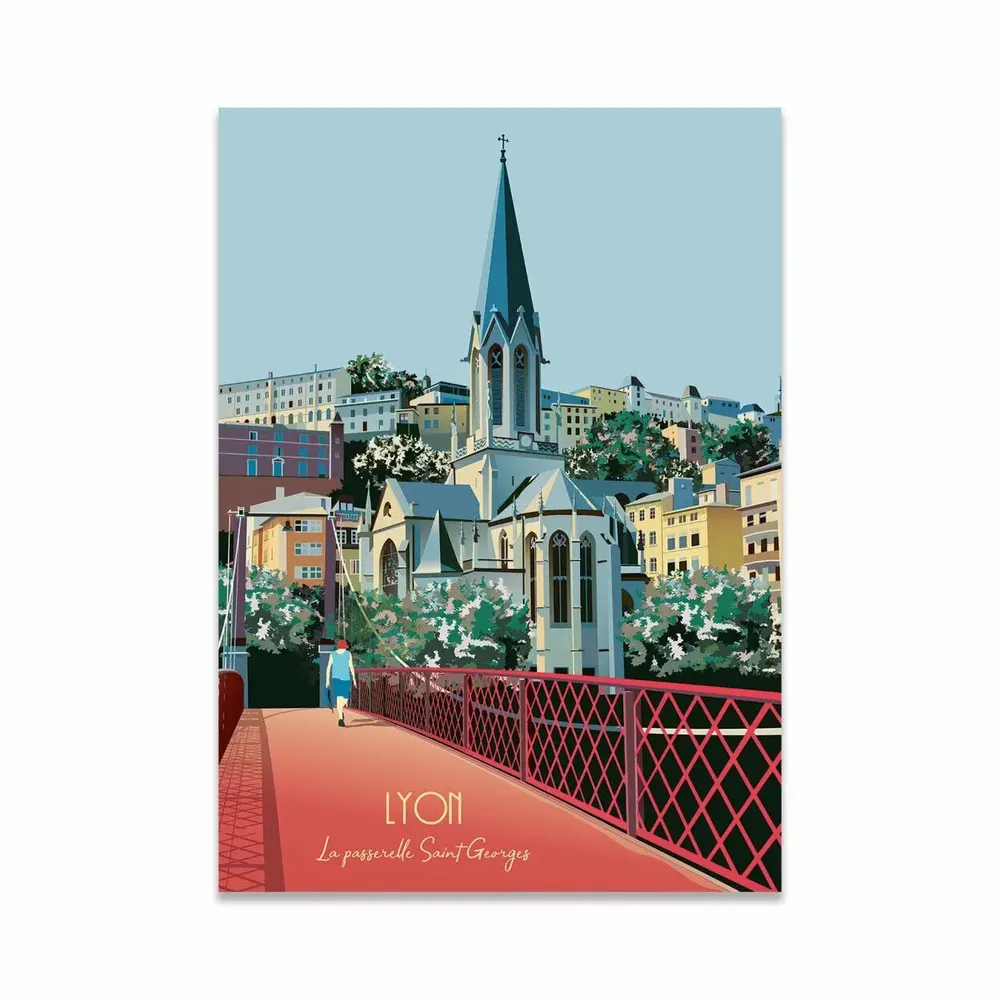 Carterie - Carte d'art - Lyon - Artmoric - WALL EDITIONS