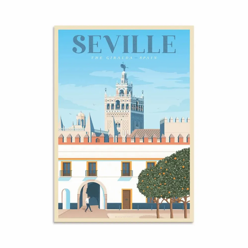 Card shop - Art-Card - Art-Card - Seville - Olahoop Travel Art Cards - WALL EDITIONS