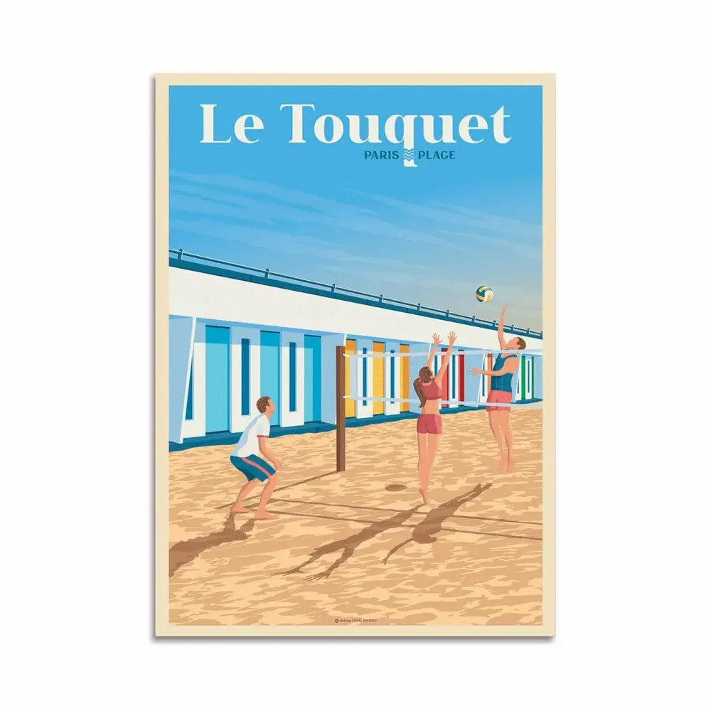 Card shop - Art-Card - Le Touquet - Olahoop Travel Art Cards - WALL EDITIONS