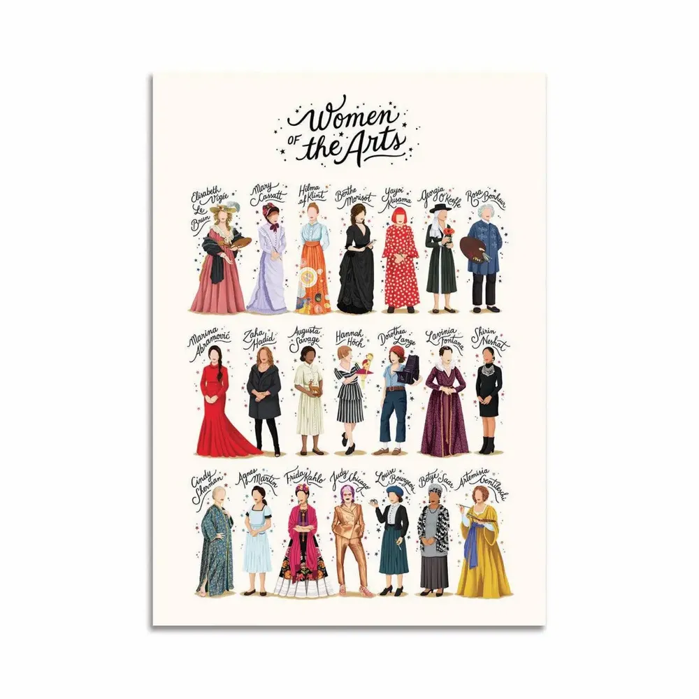 Carterie - Carte d'art - Women of the arts - Nour Tohme - WALL EDITIONS