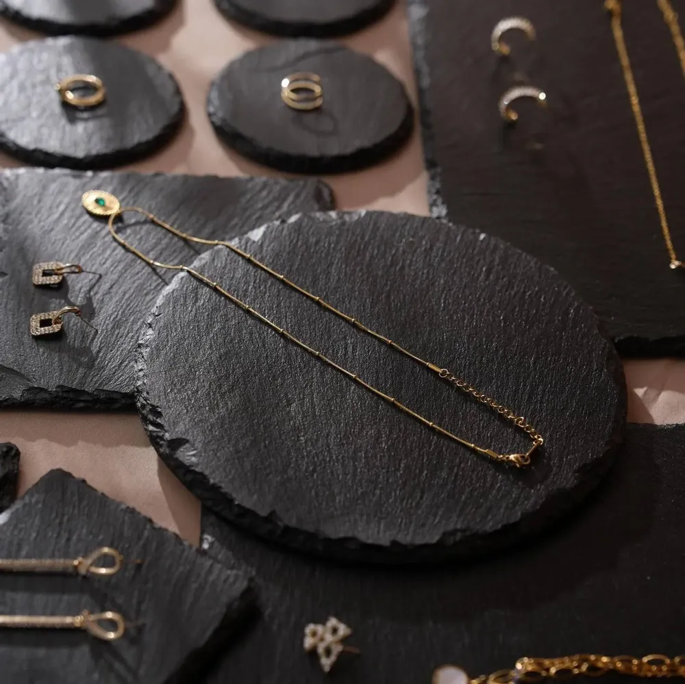 Jewelry - Black Slate Jewelry Display Set - WHISPERING WOODS