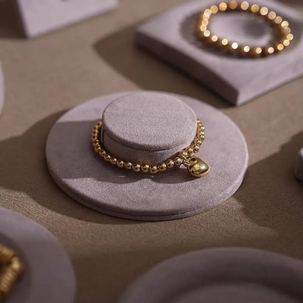 Jewelry - Lavender Vegan Suede Organic Jewelry Display Set - WHISPERING WOODS