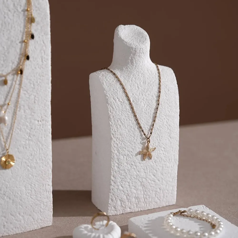 Jewelry - Ultra White Gypsum Jewelry Display Set - WHISPERING WOODS