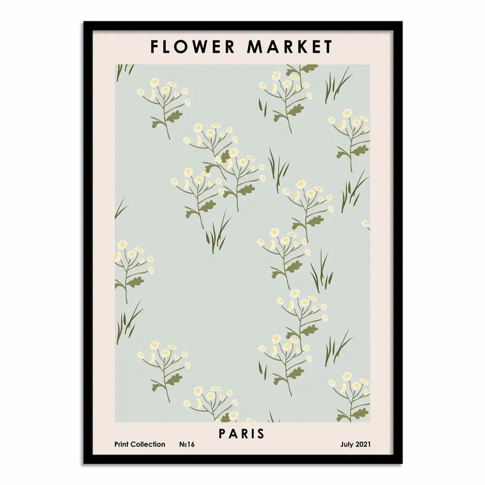 Affiches - Affiche - Flower Market Paris - NKTN - WALL EDITIONS