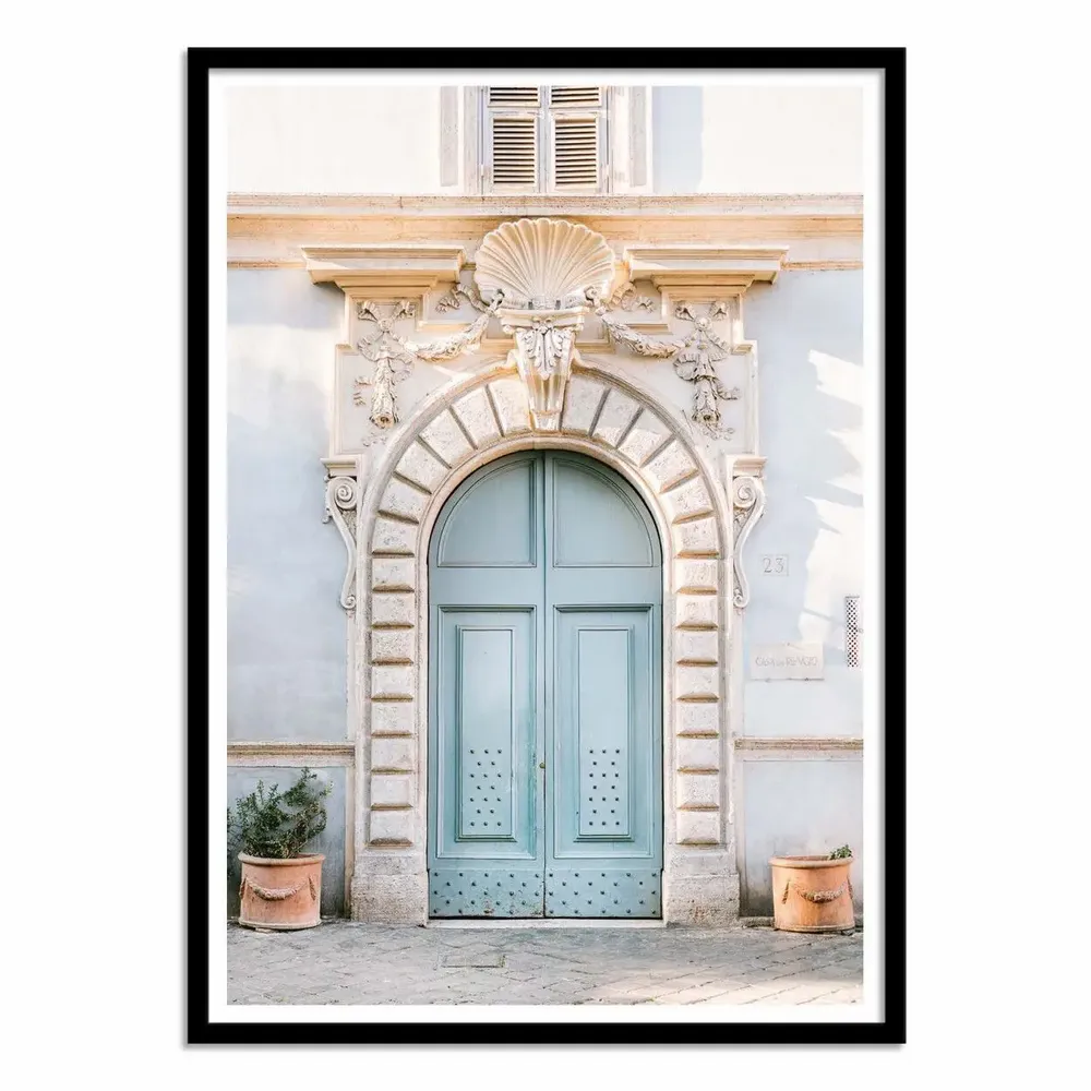 Poster - Art-Poster - Blue tones of Rome - Italy travel photography Raisa Zwart - WALL EDITIONS