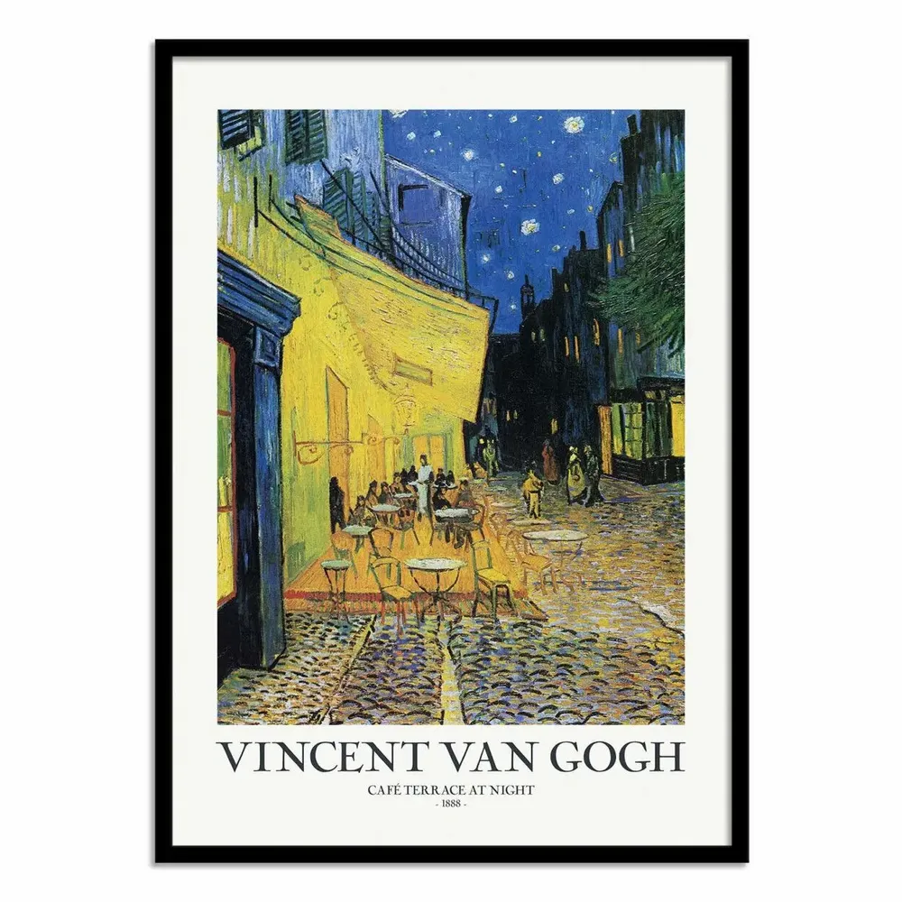 Poster - Art-Poster - Café Terrace At Night - Vincent Van Gogh - WALL EDITIONS