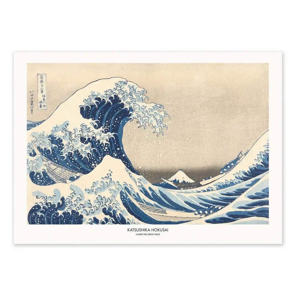 Poster - Art-Poster - Under The Great Wave - Katsushika Hokusai - WALL EDITIONS