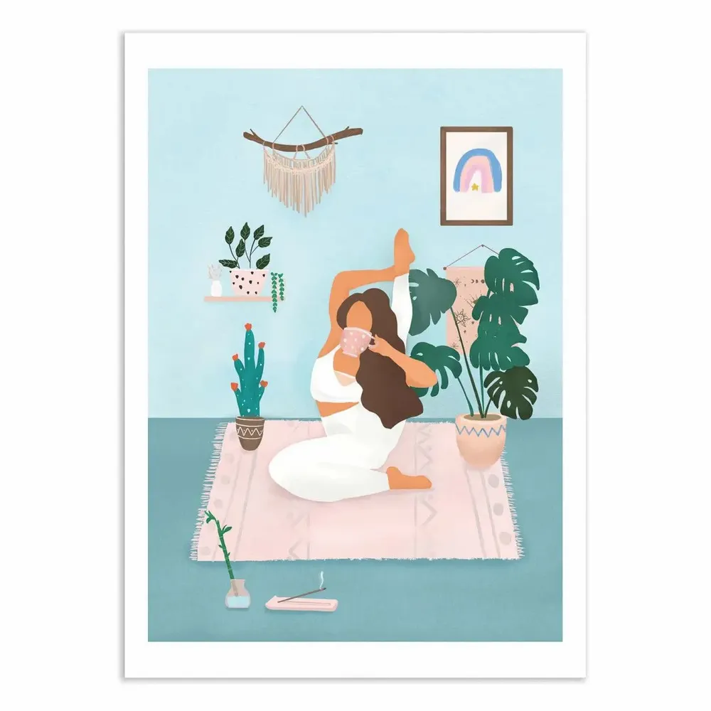 Poster - Art-Poster - Yoga Time - Petra Lizde - WALL EDITIONS