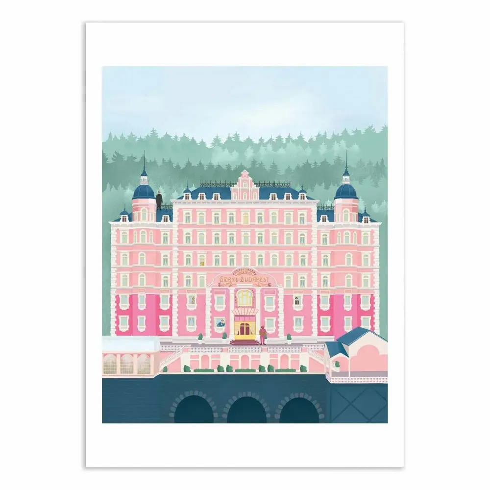Affiches - Affiche - The Grand Budapest Hotel - Petra Lizde - WALL EDITIONS