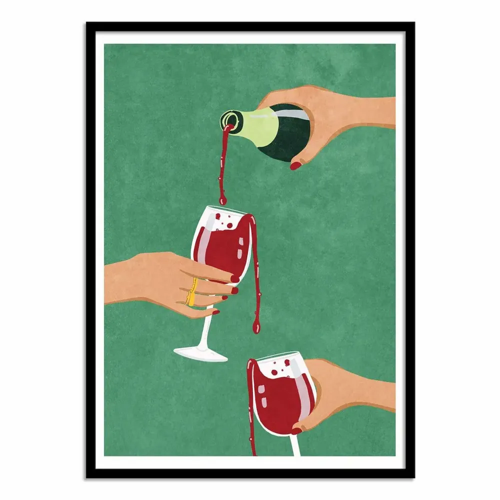 Poster - Art-Poster - Cheers Girls - Raissa Oltmanns - WALL EDITIONS