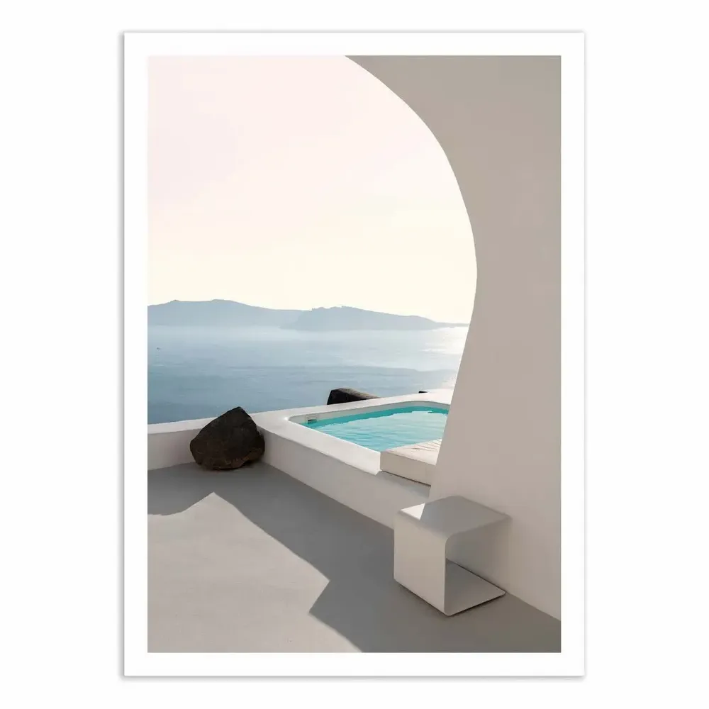 Poster - Art-Poster - Aenaon Seaview Villa - Minorstep - WALL EDITIONS