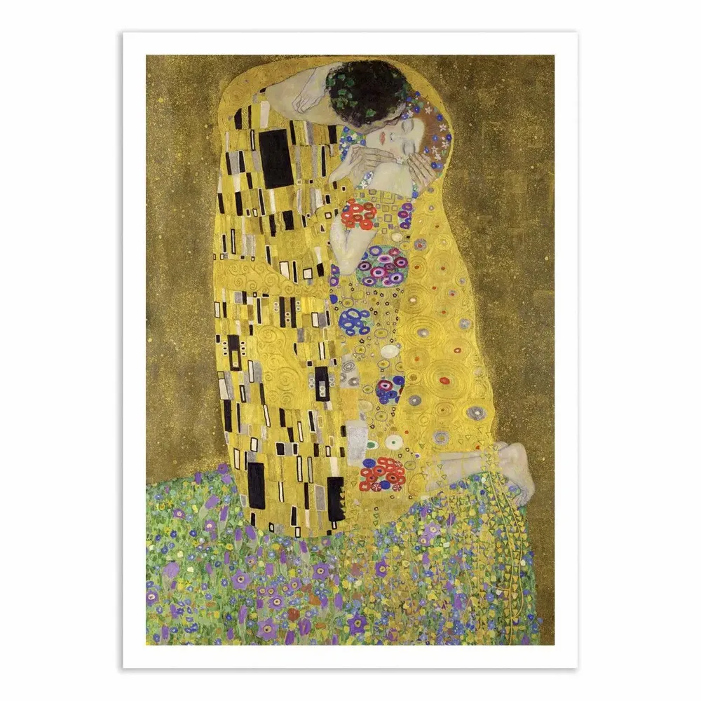 Poster - Art-Poster - The Kiss (1907) - Gustav Klimt - WALL EDITIONS