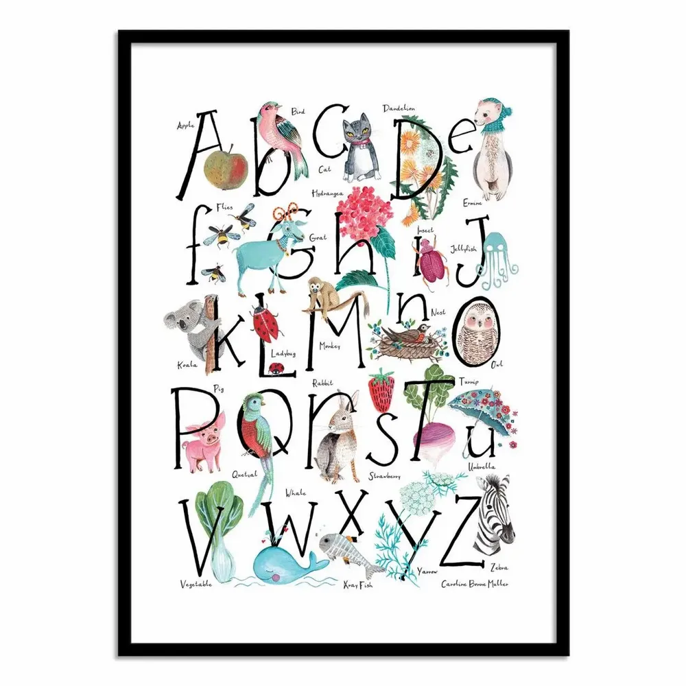 Affiches - Affiche - ABC illustration - Caroline Bonne Muller - WALL EDITIONS