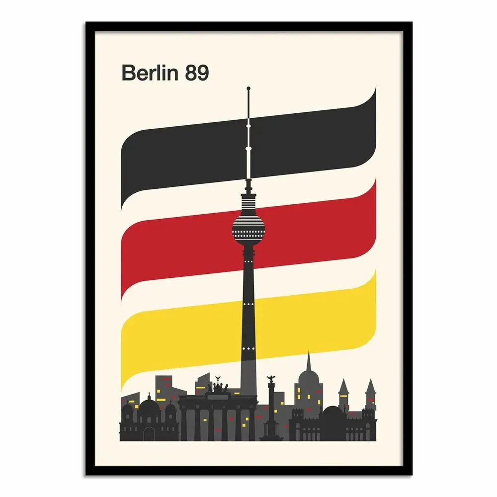 Poster - Art-Poster - Berlin Retro Travel Print - Retrodrome - WALL EDITIONS