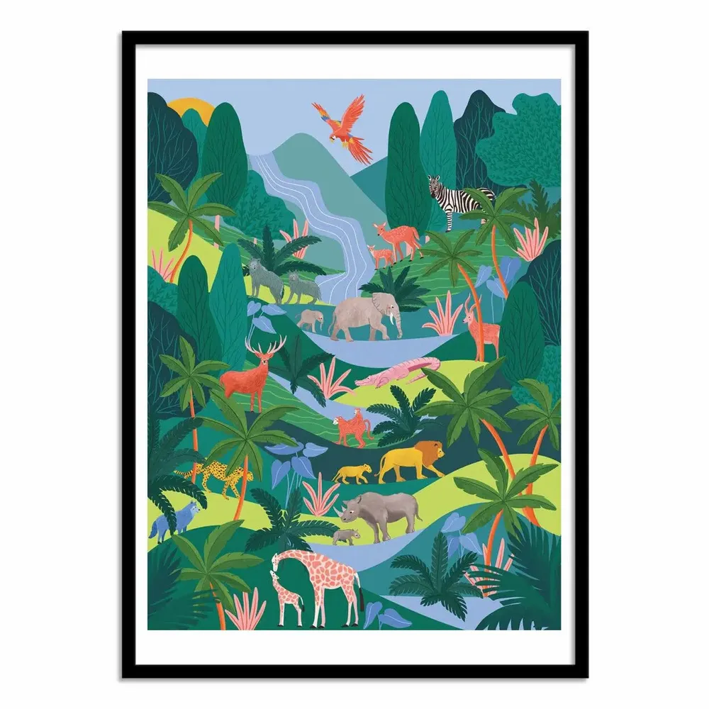 Affiches - Affiche - Rain Forest - Ceyda Alasar - WALL EDITIONS