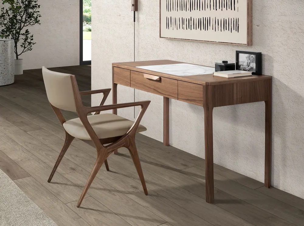 Autres tables  - Coiffeuse en bois de noyer - ANGEL CERDÁ