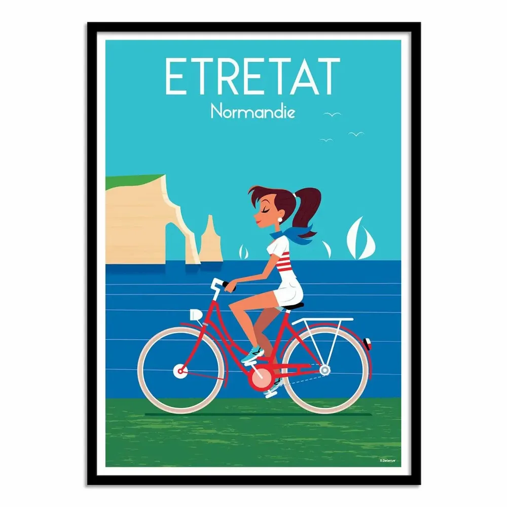 Affiches - Affiche - Etretat Normandie V2 - Raphael Delerue - WALL EDITIONS