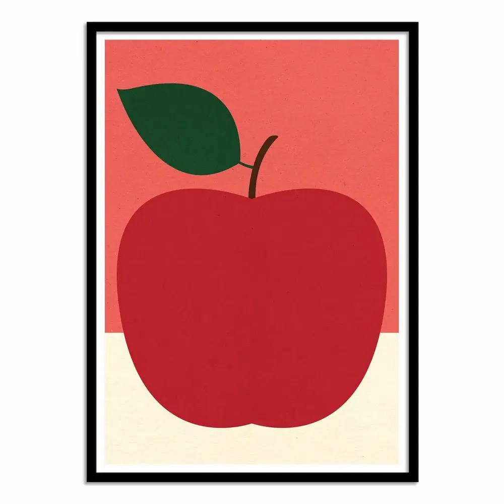 Poster - Art-Poster - Red apple - Rosi Feist - WALL EDITIONS