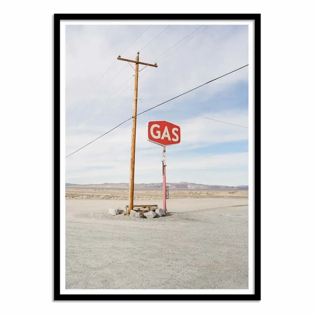Affiches - Affiche - Nevada Gas Station - Nicholas Dantzer - WALL EDITIONS