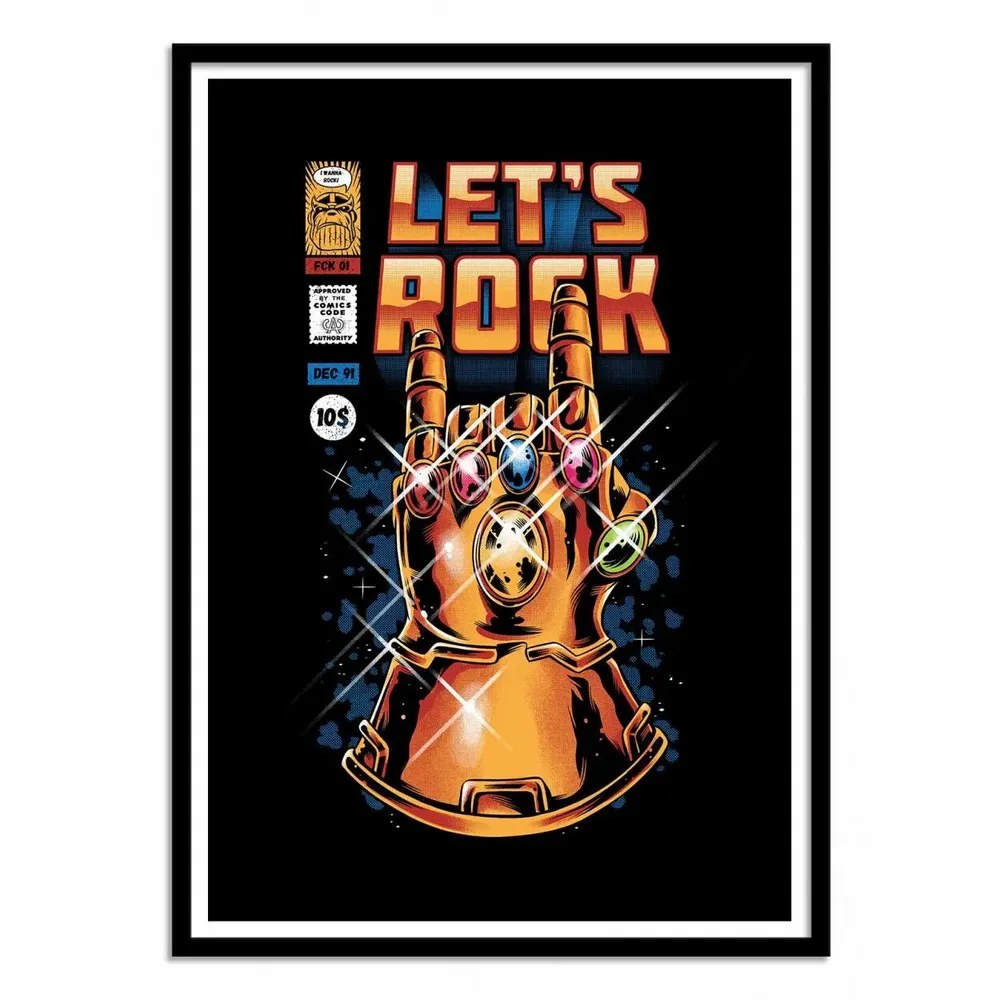 Poster - Art-Poster - Let's Infinity rock - Ilustrata - WALL EDITIONS