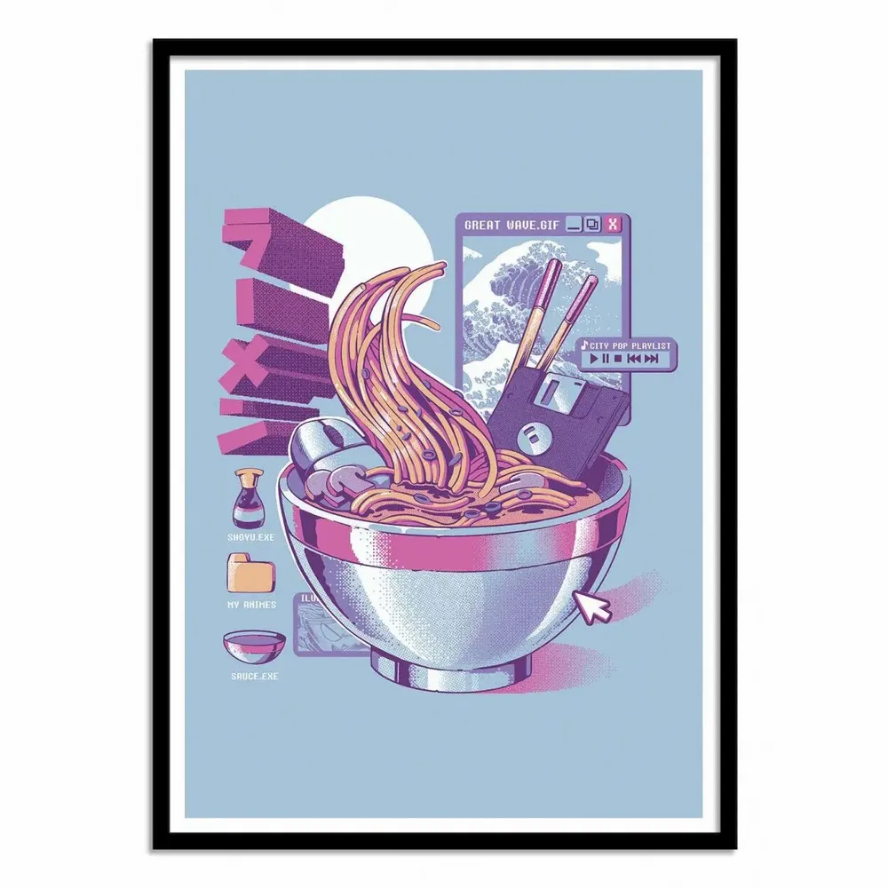 Affiches - Affiche - Web Ramen - Ilustrata - WALL EDITIONS