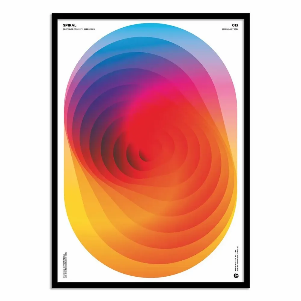Poster - Art-Poster - Spiral - Posterlad - WALL EDITIONS