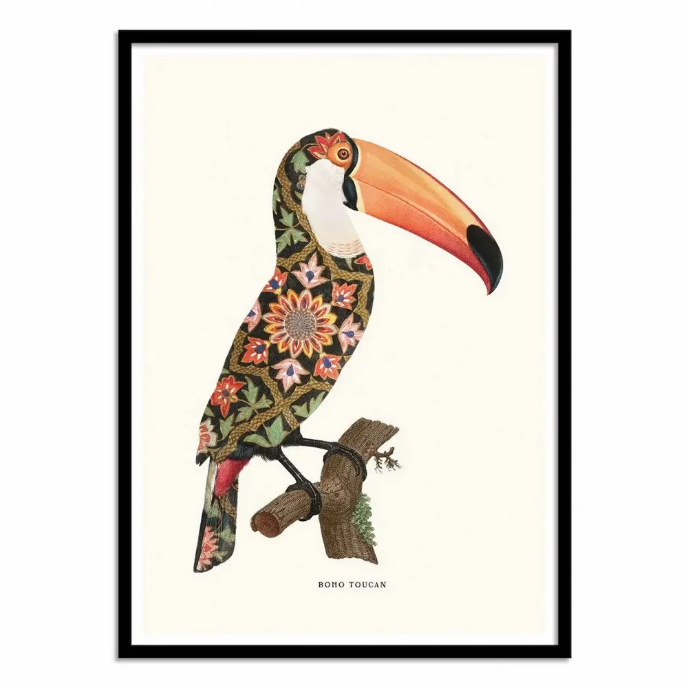 Poster - Art-Poster - Boho Toucan - Jonas Loose - WALL EDITIONS