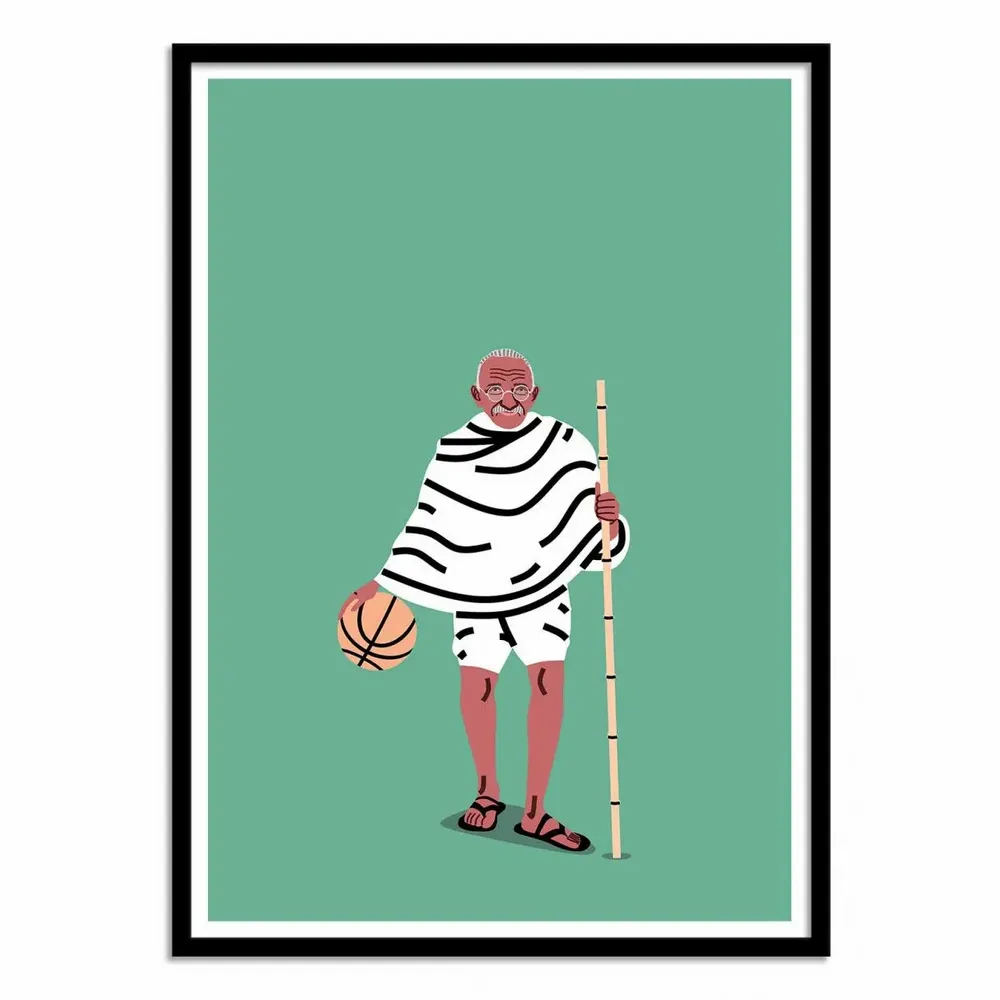 Affiches - Affiche - Ballin Gandhi - Elad Shagrir - WALL EDITIONS