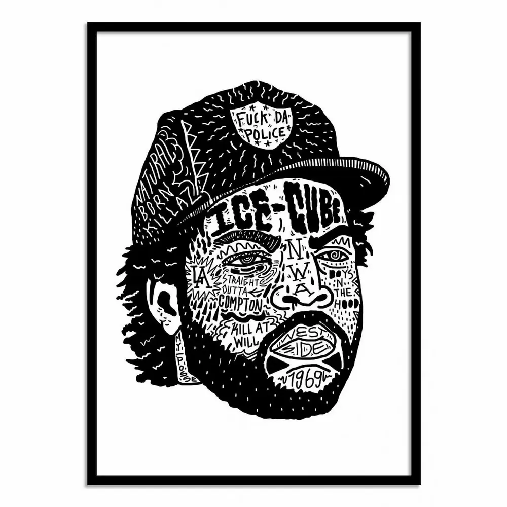 Poster - Art-Poster - Ice Cube - Nick Cocozza - WALL EDITIONS