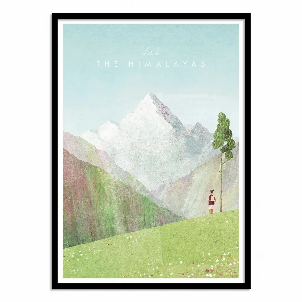Affiches - Affiche - Visit The Himalayas - Henry Rivers - WALL EDITIONS
