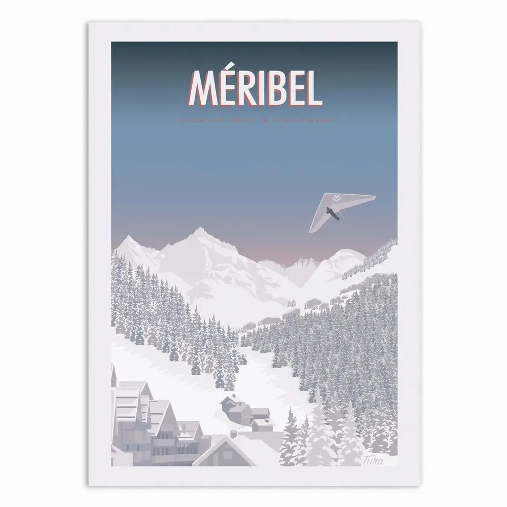 Affiches - Affiche - Méribel - Turo - WALL EDITIONS