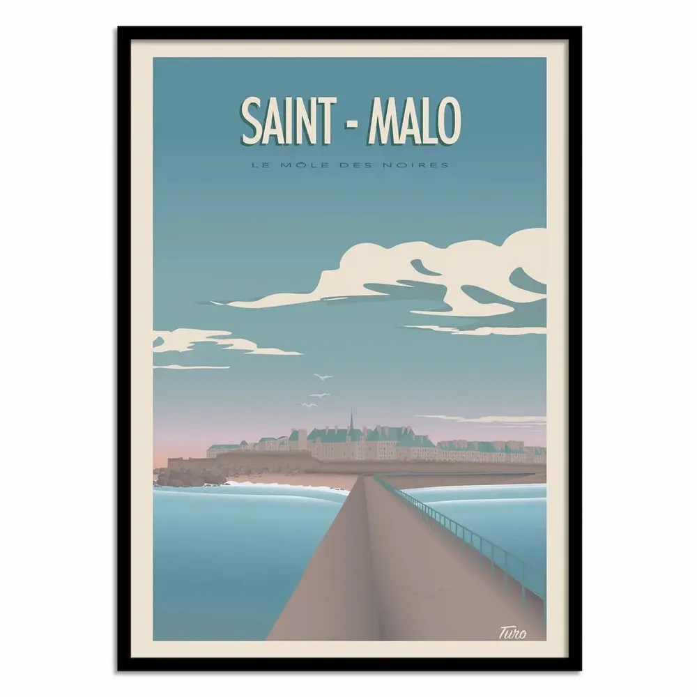 Affiches - Affiche - Saint Malo - Turo - WALL EDITIONS