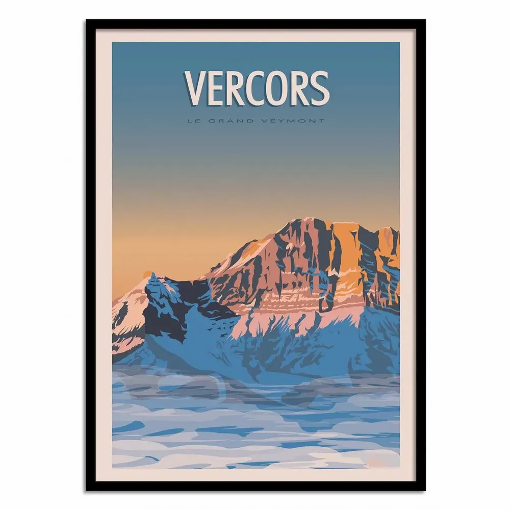 Affiches - Affiche - Vercors - Turo - WALL EDITIONS