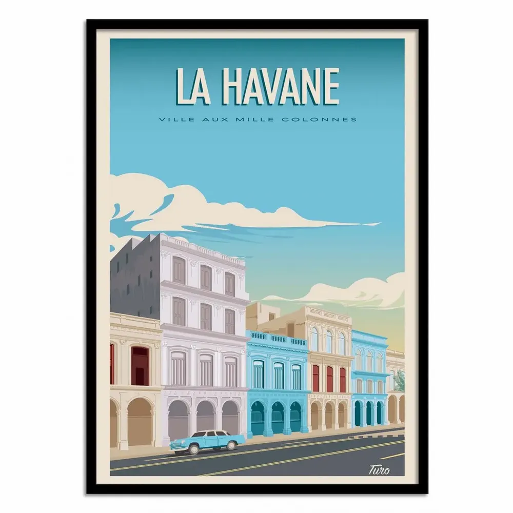 Affiches - Affiche - La Havane - Turo - WALL EDITIONS