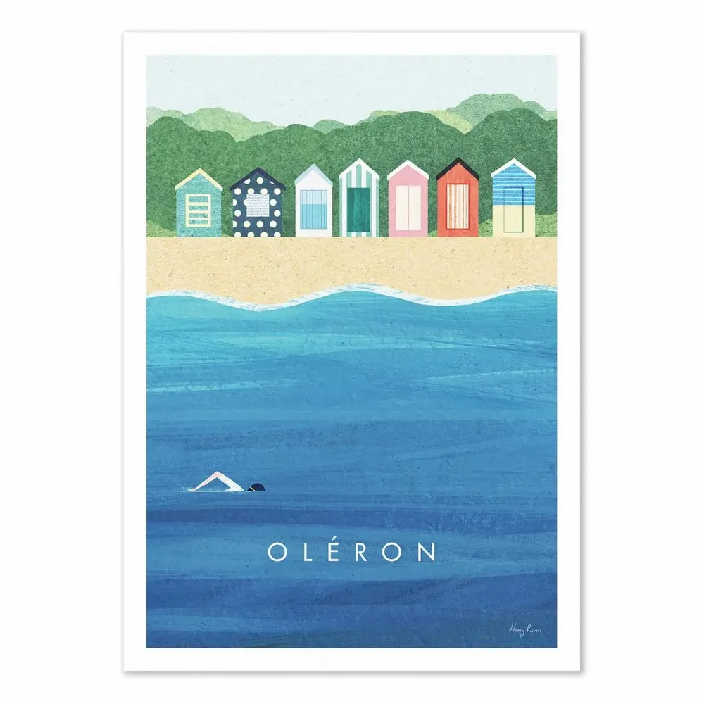 Affiches - Affiche - Ile d'Oléron - Henry Rivers - WALL EDITIONS