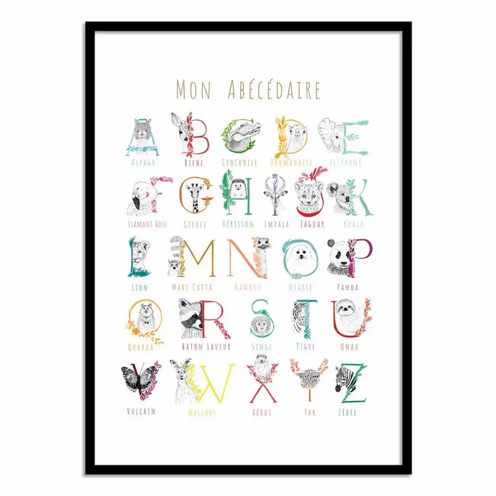 Affiches - Affiche - Mon abécédaire - Les Loulous - WALL EDITIONS