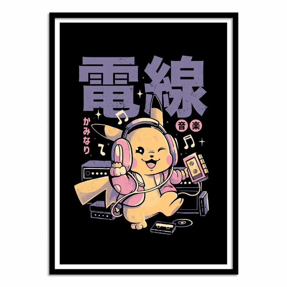 Poster - Art-Poster - Electric vibe - EduEly - WALL EDITIONS