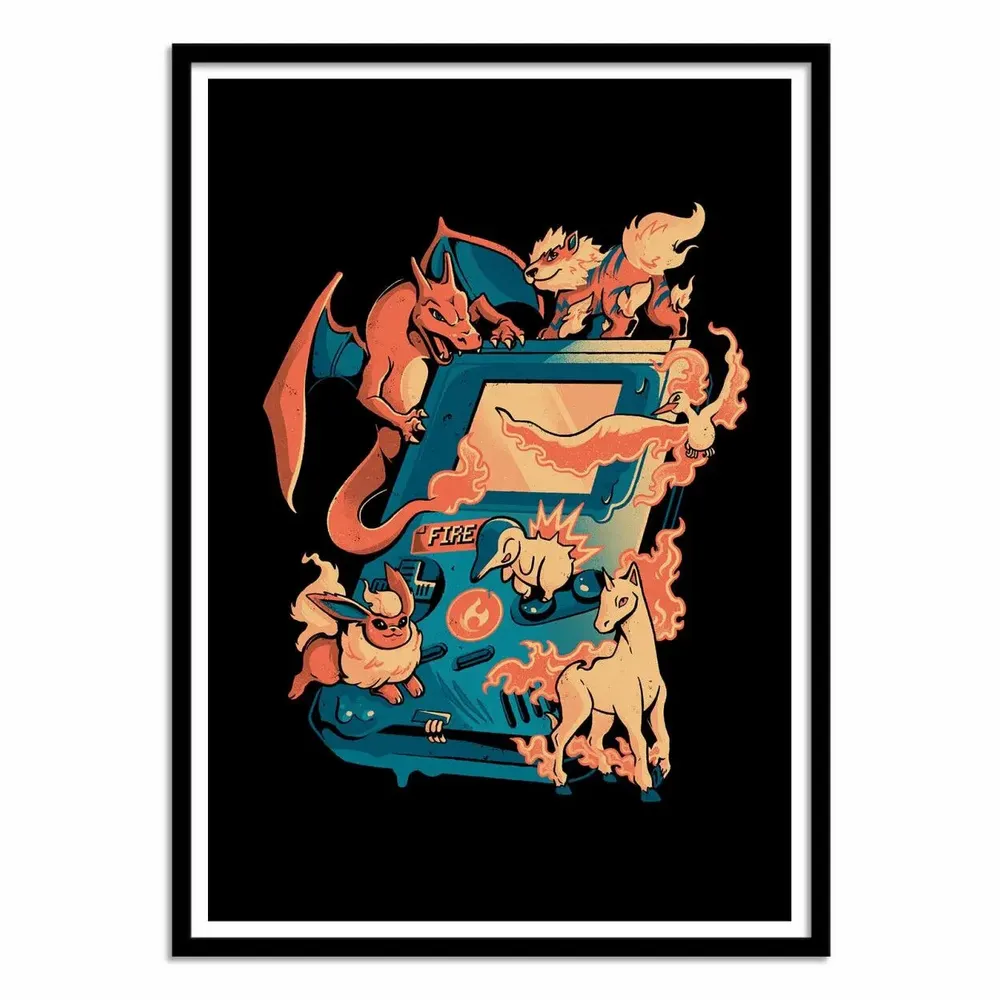 Affiches - Affiche - Fire game - EduEly - WALL EDITIONS