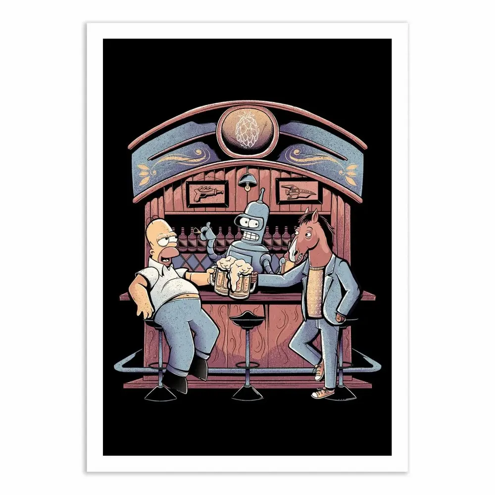 Affiches - Affiche - Happy hour - EduEly - WALL EDITIONS