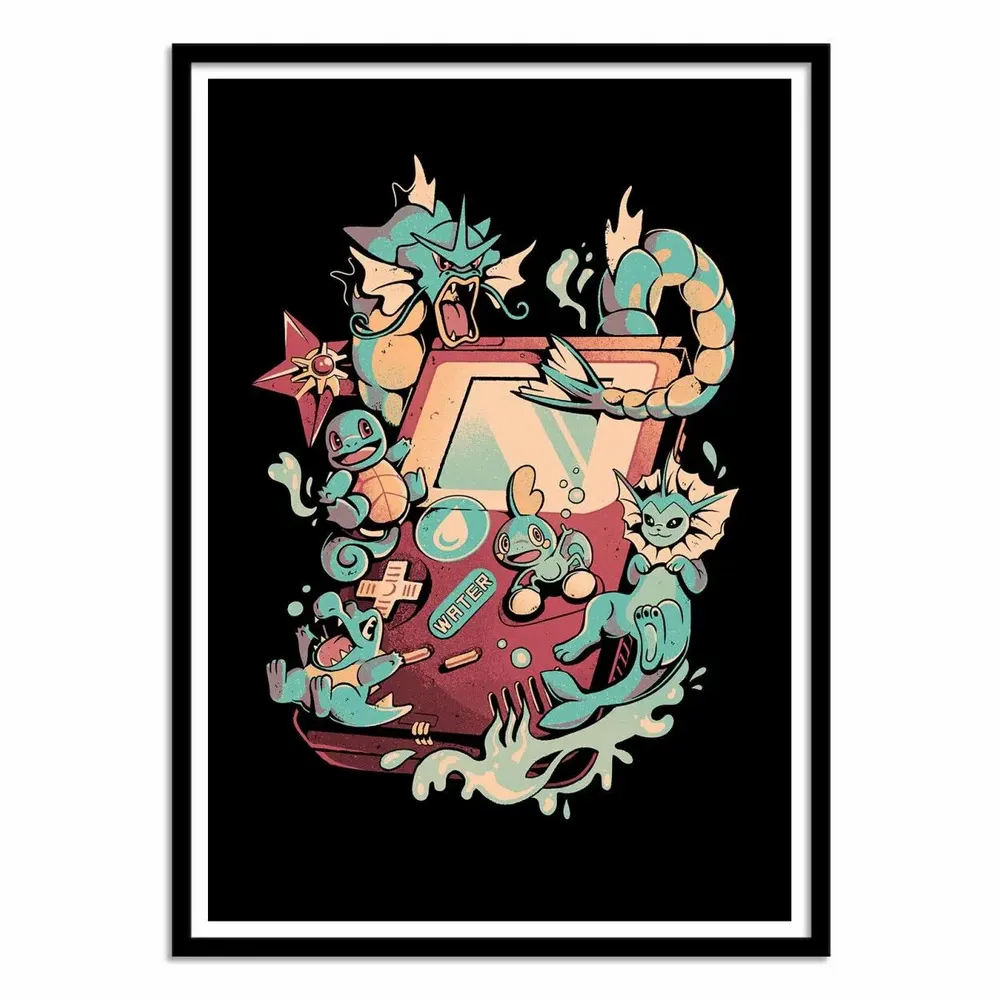 Poster - Art-Poster - Water game - EduEly - WALL EDITIONS